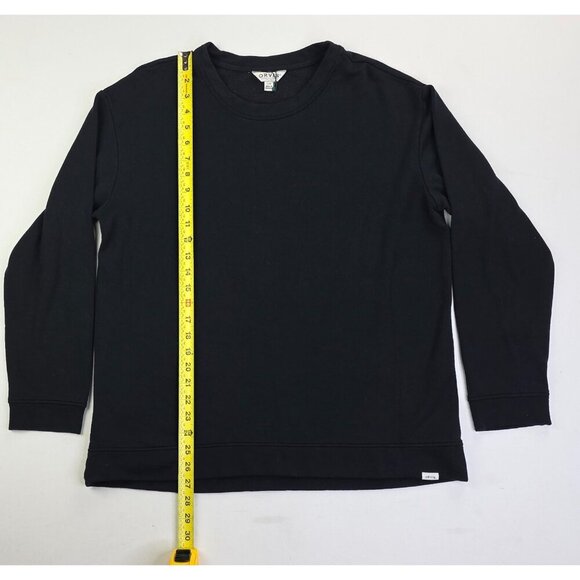 Orvis Size Large Women Black Pullover Logo Tag Long Sleeve Crew Neck Sweater NWT - Picture 9 of 9